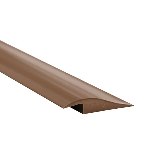Quest Übergangsprofil Höhenausgleich, Übergangsleiste PVC - 50 mm x 7 mm - 2 Meter - Höhenausgleichsprofil Abschlussprofil, Anpassungsprofil, Bodenleiste ohne Klebeband - Braun Quest Übergangsprofil Höhenausgleich, Übergangsleiste PVC - 50 mm x 7 mm - 2 Meter - Höhenausgleichsprofil Abschlussprofil, Anpassungsprofil, Bodenleiste ohne Klebeband - Braun von Quest