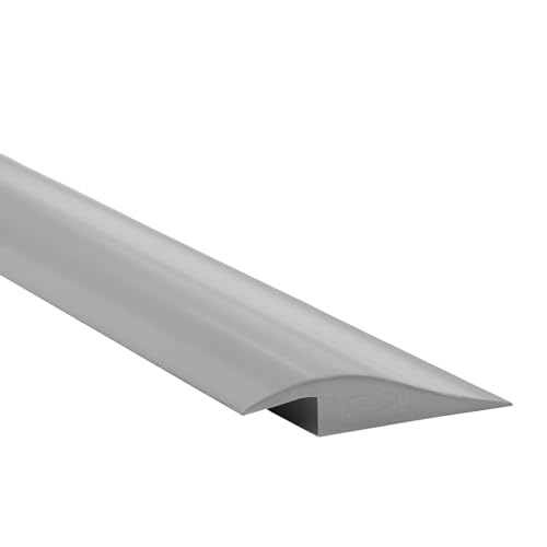Quest Übergangsprofil Höhenausgleich, Übergangsleiste PVC - 50 mm x 7 mm - 2 Meter - Höhenausgleichsprofil Abschlussprofil, Anpassungsprofil, Bodenleiste ohne Klebeband - Grau Quest Übergangsprofil Höhenausgleich, Übergangsleiste PVC - 50 mm x 7 mm - 2 Meter - Höhenausgleichsprofil Abschlussprofil, Anpassungsprofil, Bodenleiste ohne Klebeband - Grau von Quest