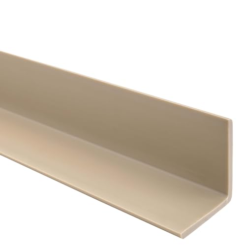 Quest Winkelprofil 27x27mm Kantenschutzwinkel Winkelleiste Eckenschutz – PVC Kunststoff – Ohne Klebeband – 200cm, Beige Quest Winkelprofil 27x27mm Kantenschutzwinkel Winkelleiste Eckenschutz – PVC Kunststoff – Ohne Klebeband – 200cm, Beige von Quest