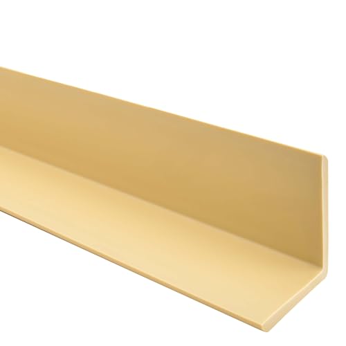 Quest Winkelprofil 35x35mm Kantenschutzwinkel Winkelleiste Eckenschutz – PVC Kunststoff – Ohne Klebeband – 200cm, Creme Quest Winkelprofil 35x35mm Kantenschutzwinkel Winkelleiste Eckenschutz – PVC Kunststoff – Ohne Klebeband – 200cm, Creme von Quest