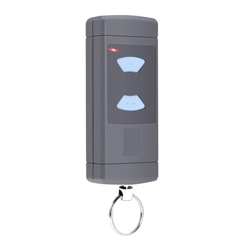 1 Stück Garagentor Handsender für HSE2-868, HSM4-868, HS4-868, Kompatibel mit Blue Buttons 868.3MHz Garage Fernbedienung, 2 Kanäle von Quevati