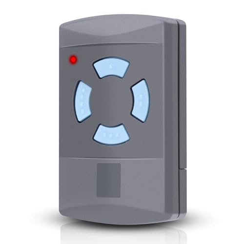 1 Stück Garagentor Handsender für HSE2-868, HSM4-868, HS4-868, Kompatibel mit Blue Buttons 868.3MHz Garage Fernbedienung, 4 Kanäle von Quevati
