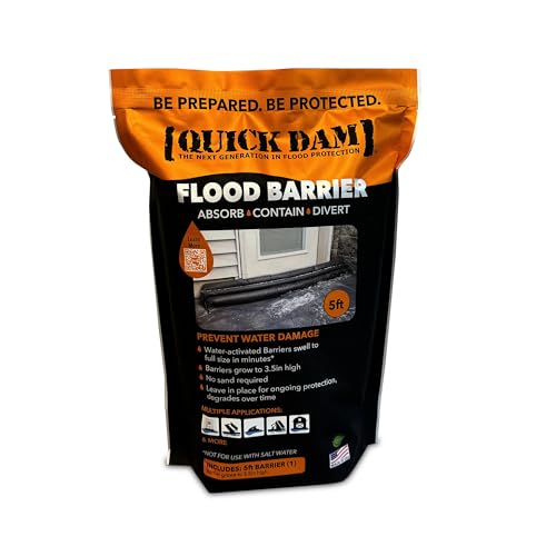 Quick Dam QD65-1 1 per Pack Flood Barrier, 5', Black by Quick Dam von Quick Dam