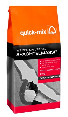 Quick-Mix weiße Universal-Spachtelmasse 8 kg von Quick-Mix