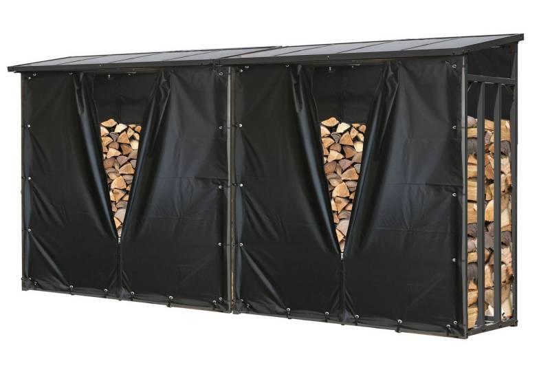 Quick Star Kaminholzregal 2 Stück Kaminholzregal 143x70x145cm, BxTxH:143x70x145 cm, (Je 2 Stück) von Quick Star