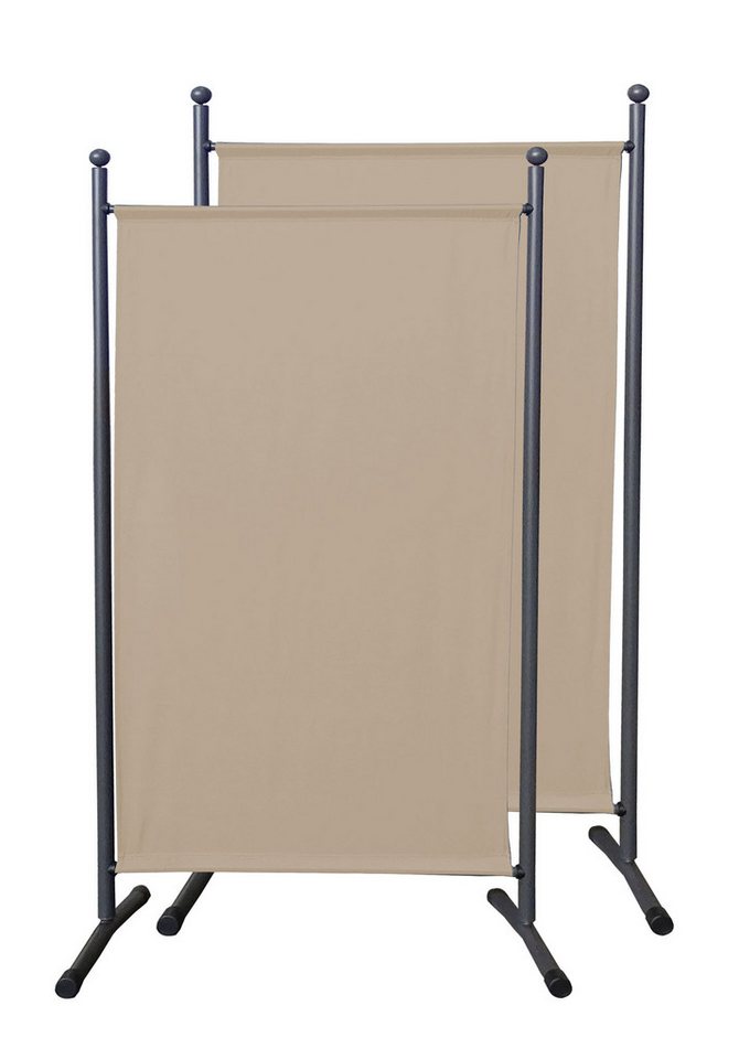 Quick Star Paravent 2 Stück Stellwand 180x78cm Sand (2 Stück) von Quick Star