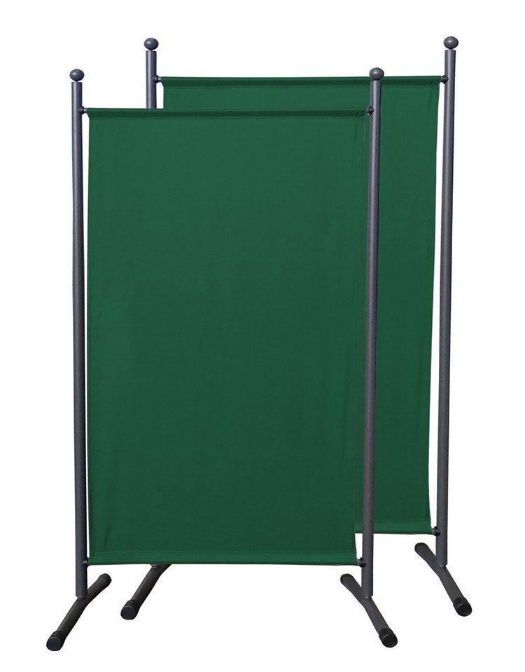 Quick Star Paravent 2 Stück Stellwand 180x78cm Grün (2 Stück) von Quick Star