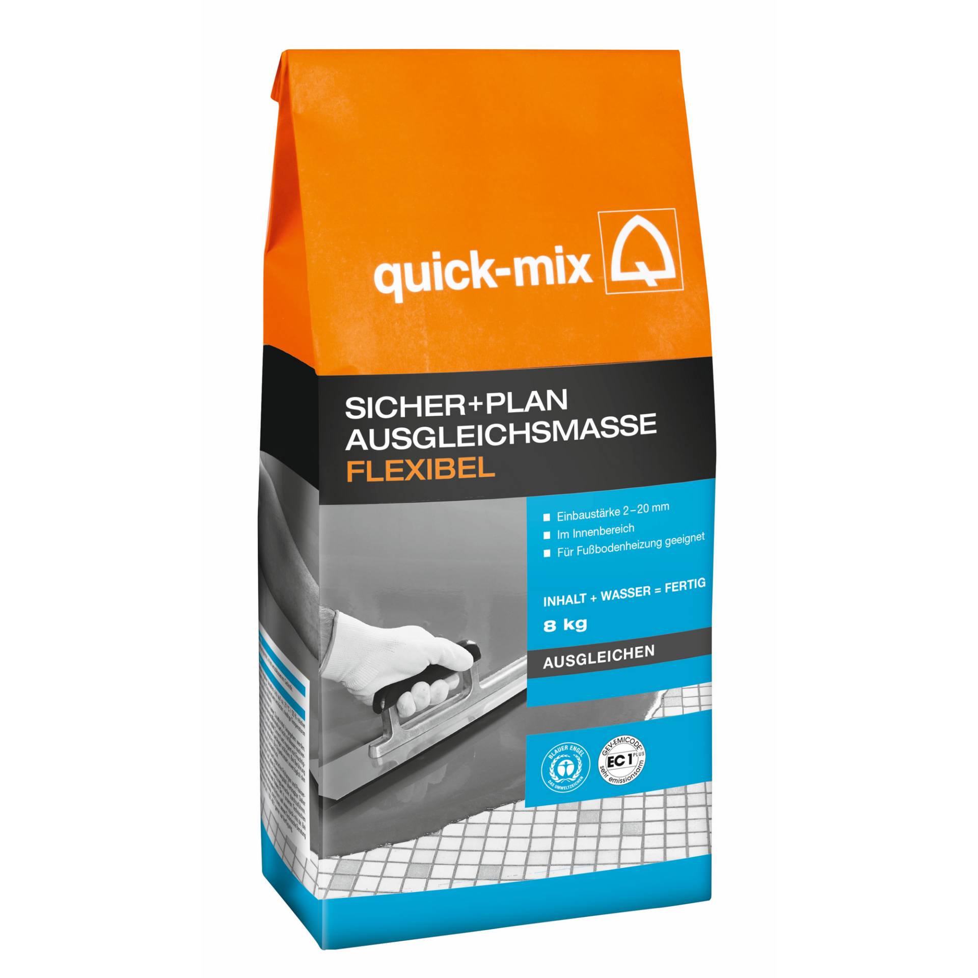 Quick-mix Ausgleichsmasse 'Sicher+Plan Flexibel' 8 kg von Quick-mix