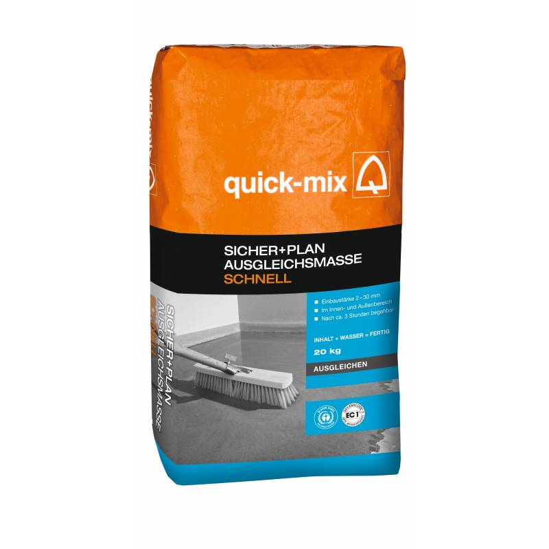 Quick-mix Ausgleichsmasse 'Sicher+Plan Schnell' 20 kg von Quick-mix