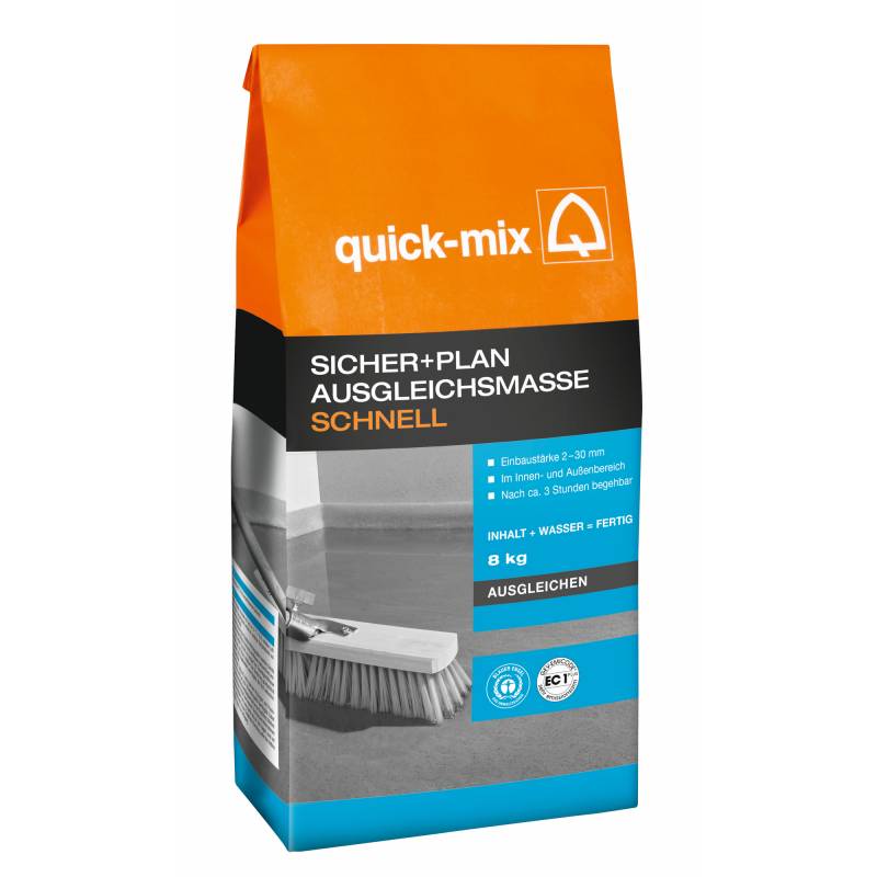Quick-mix Ausgleichsmasse 'Sicher+Plan Schnell' 8 kg von Quick-mix
