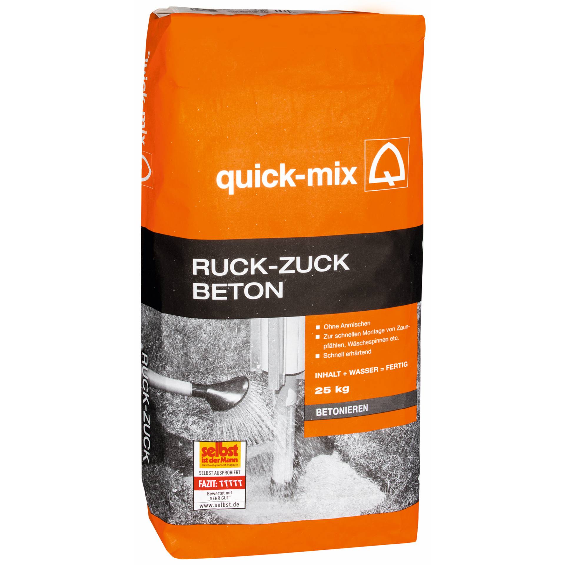 Quick-mix Beton 'Ruck-Zuck' 25 kg Quick-mix Beton 'Ruck-Zuck' 25 kg von Quick-mix