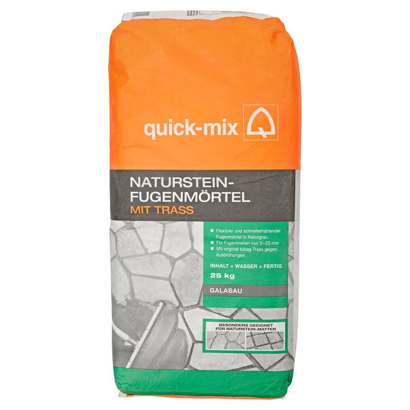 Quick-mix NFM Naturstein-Fugenmörtel mit Trass 25 kg von Quick-mix