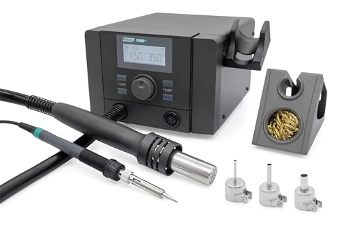 QUICK 709D+ 2in1 Reworkstation Sensor-geregelt und digital einstellbar 1350 Watt, Heißluft 100-500°C bis 50L/Min, 70 Watt Lötkolben bis 480°C - SMD Reworkstation - Standby - Auto-Kühlsystem QUICK 709D+ 2in1 Reworkstation Sensor-geregelt und digital einstellbar 1350 Watt, Heißluft 100-500°C bis 50L/Min, 70 Watt Lötkolben bis 480°C - SMD Reworkstation - Standby - Auto-Kühlsystem von Quick