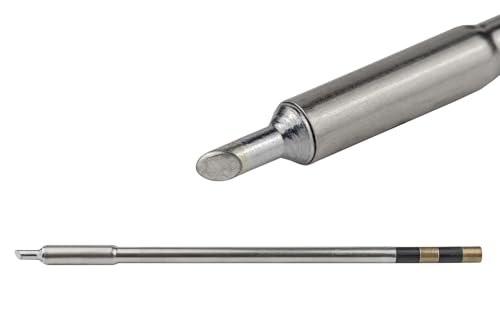 QUICK Dauerlötspitze gerade angeschrägt 45° Ø 3 mm Rapid-Kartuschen-Lötspitze für QUICK TS1200 Lötstation von Quick