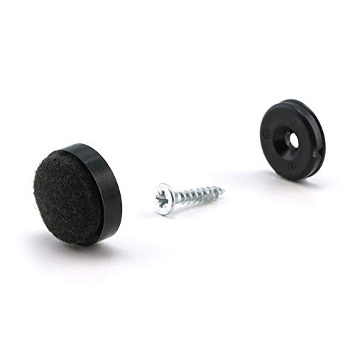 WAGNER Quick Click Natural Komplett Set 17 mm Stuhlgleiter Möbelgleiter System (32) von QuickClick
