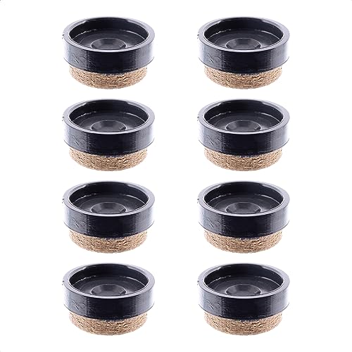 Wagner QuickClick® Filzgleiter Möbelgleiter Stuhlgleiter - 8er-Set Ersatzgleiter austauschbar ersetzbar - Spezialfaser SYNO Slim - Durchmesser Ø 17 mm - für Basis Ø 17 mm -Made in DE - 15784700 von QuickClick