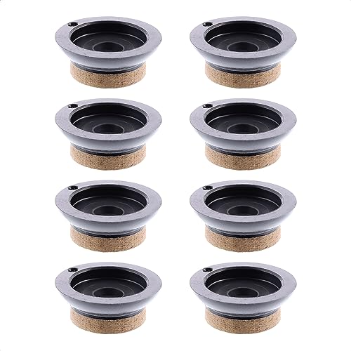 Wagner QuickClick® Filzgleiter Möbelgleiter Stuhlgleiter - 8er-Set Ersatzgleiter austauschbar ersetzbar - Spezialfaser SYNO Slim - Durchmesser Ø 20 mm - für Basis Ø 20 mm -Made in DE - 15784800 von QuickClick