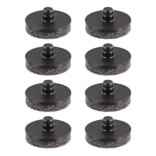 Wagner QuickClick® Filzgleiter Möbelgleiter Stuhlgleiter 8er-Set Ersatzgleiter austauschbar ersetzbar - Wollfilz Ultrasoft - Durchmesser Ø 20 mm für Basis SMART - Made in DE - 15787900 von QuickClick