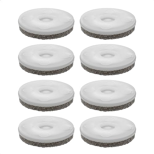 Wagner QuickClick® Filzgleiter Möbelgleiter Stuhlgleiter Ersatz - 8er-Set Ersatzgleiter austauschbar ersetzbar - Wollfilz Ultrasoft - Durchmesser Ø 50 mm - für Basis Ø 50 mm - Made in DE - 15833500 von QuickClick