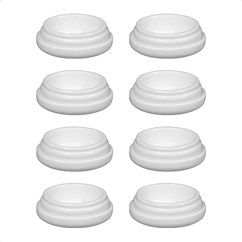 Wagner QuickClick® Kunststoffgleiter Möbelgleiter Stuhlgleiter - 8er-Set Ersatzgleiter austauschbar ersetzbar - Kunststoff Extreme - Durchmesser Ø 20 mm - für Basis Ø 20 mm -Made in DE - 15834200 von QuickClick