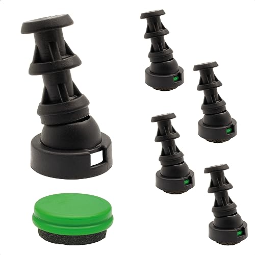 Wagner QuickClick® Stuhlgleiter Filzgleiter 4er-Set Gelenkgleiter zum Einstecken in Rundrohre - Ultrasoft Gleiter Ø 20 mm - Durchmesser innen Ø 13 mm/außen Ø 16 mm - Made in DE - 15788800 von QuickClick