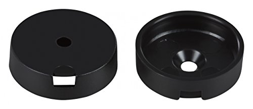Wagner QuickClick Basis-Teil zum Schrauben, Aufnahme, schwarz, rund 30 mm (20 Stk.) von QuickClick