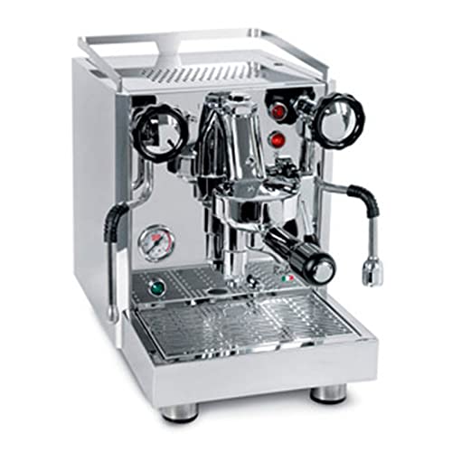 QuickMill 0981 Rubino Siebträger Espressomaschine, 3 Liter Wassertank, Thermoschutz, Edelstahl von QuickMill