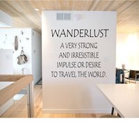 Fernweh Wandtattoo Reise Wandtattoo, Geschenk Für Reisende Fernweh Wandtattoo Reise Wandtattoo, Geschenk Für Reisende von QuickShipDecal