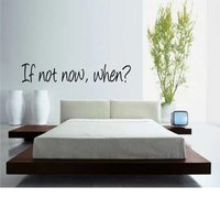 Wenn Nicht Jetzt, Wann Dann? Wandtattoo - Inspiration Decal Dann Wenn Aufkleber Wenn Nicht Jetzt, Wann Dann? Wandtattoo - Inspiration Decal Dann Wenn Aufkleber von QuickShipDecal