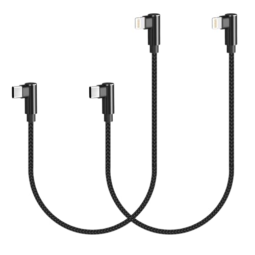 Quickeep 2Pack USB C auf Lightning Kabel Kurz 0.3M Schnellladekabel 90 Grad iPhone Ladekabel für iPhone 14/13/13 Pro/12/11 Pro, für Typ-C Ladegeräte, Unterstützt Power Delivery Quickeep 2Pack USB C auf Lightning Kabel Kurz 0.3M Schnellladekabel 90 Grad iPhone Ladekabel für iPhone 14/13/13 Pro/12/11 Pro, für Typ-C Ladegeräte, Unterstützt Power Delivery von Quickeep