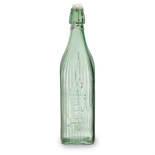 Quid Flasche mit Glasdeckel 1 Liter PP - Polypropylen - Kühlschrank geeignet Nicht Mikrowellengeeignet Leicht zu reinigen Quid Flasche mit Glasdeckel 1 Liter PP - Polypropylen - Kühlschrank geeignet Nicht Mikrowellengeeignet Leicht zu reinigen von Quid