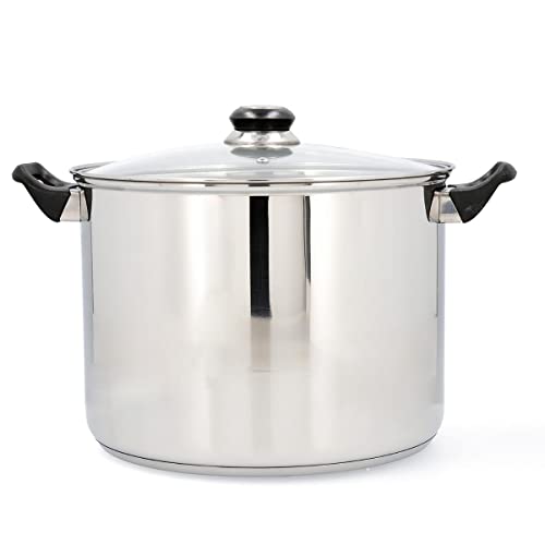 Quid 6024013 OLLA INOX Kochtopf 28 x 21 cm Edelstahl Habitat QD, bunt von Quid