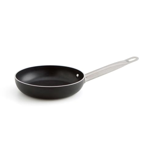 Quid Bratpfanne 20 cm Pro Chef Alum, Aluminium, Schwarz und Stahl, 3.44 cm von Quid