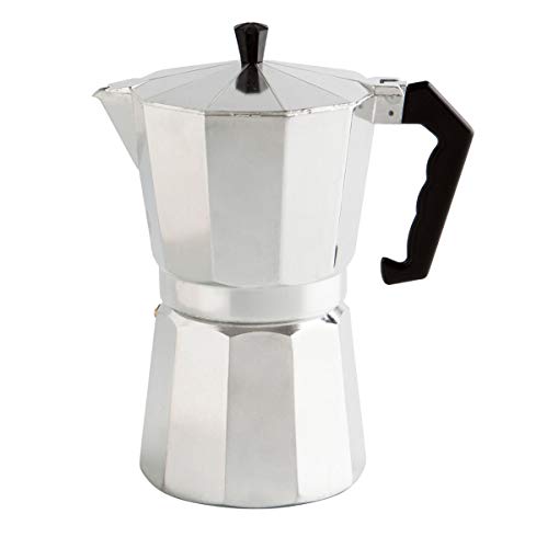 Quid 9T Easy Coffee Alum INDUC QD kaffeemaschine, Metall, Aluminium, 9 tazas von Quid