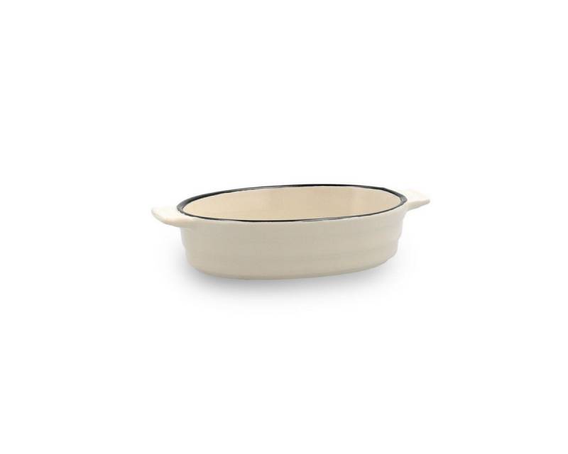 Quid Auflaufform Quid Kochtopf Cocco Oval aus Keramik Weiß 18 x 11 x 4 cm Pack 12x Aufl, Keramik von Quid