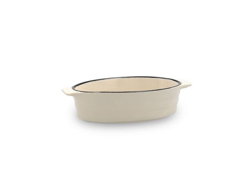Quid Auflaufform Quid Kochtopf Cocco Oval aus Keramik Weiß 19 x 10,5 x 5 cm Pack 12x Au, Keramik von Quid