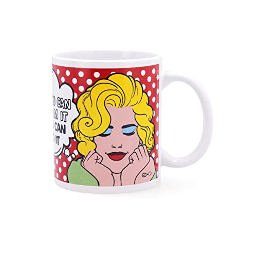 Quid Comic Mug Keramik, 33 cl Mehrfarbig von Quid