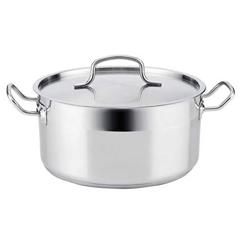 Quid CACEROLA 24X11,5CM Kochtopf, 24 x 11,5 cm, AZZERO QD, Metall, Stahl, 5.5 Litros von Quid