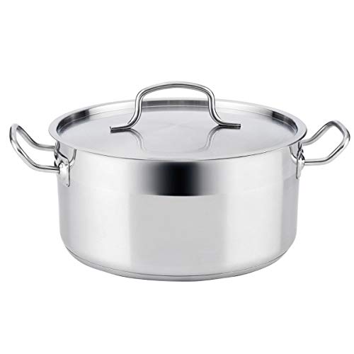 Quid Kochtopf 28 x 13,5 cm AZZERO QD, Metall, grau, 5.5 Litros von Quid