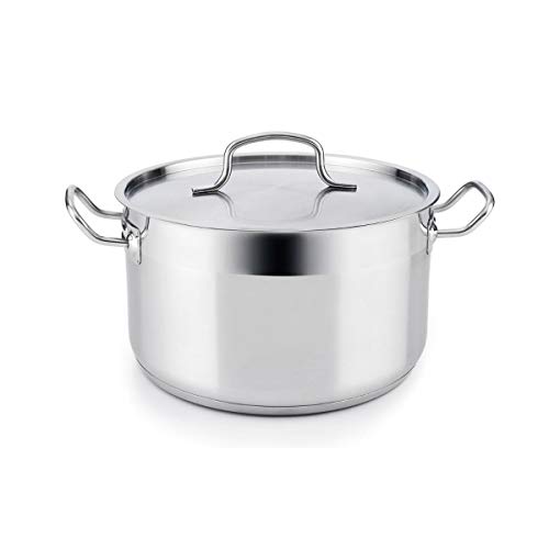 Quid Cook INOX Basika Kochtopf, Edelstahl 30 x 22 cm von Quid