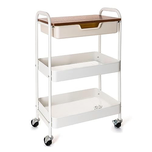 Quid Garbo Mehrzweckwagen, 46,5 x 30,5 x 75 cm, Weiß von Quid