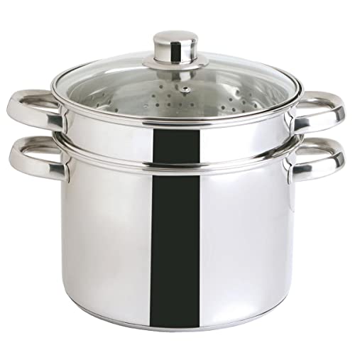 Quid Set 3 Piezas Y Vapor Fresh Dampfgarer + Gastro Pasta, 3-TLG, Metall, grau, 28 cm Quid Set 3 Piezas Y Vapor Fresh Dampfgarer + Gastro Pasta, 3-TLG, Metall, grau, 28 cm von Quid