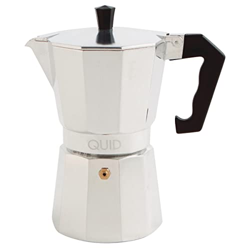 Quid Kaffeemaschine 6 Tassen ALUM PP CESENA QD, Metall, grau, 6 tazas von Quid