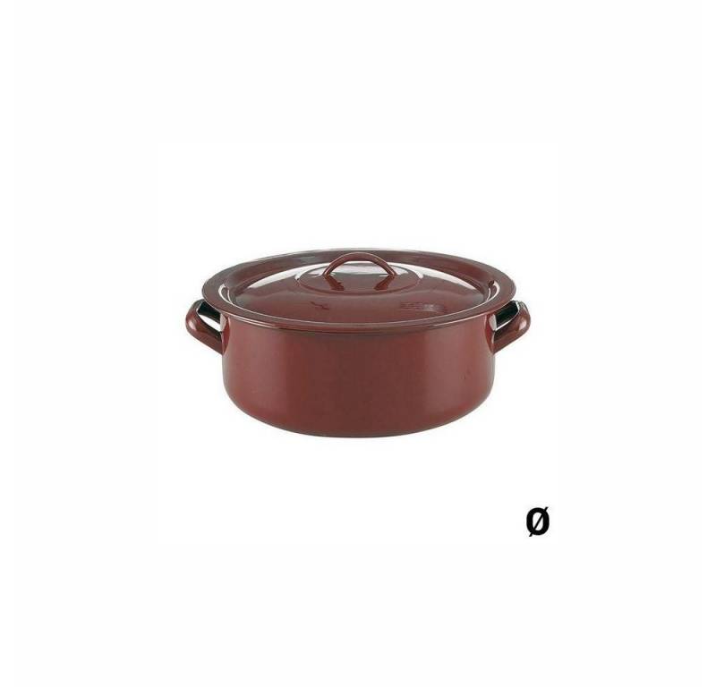 Quid Kochtopf 12 cm Quid Topf mit Deckel Classic Emaillierter Edelstahl von Quid