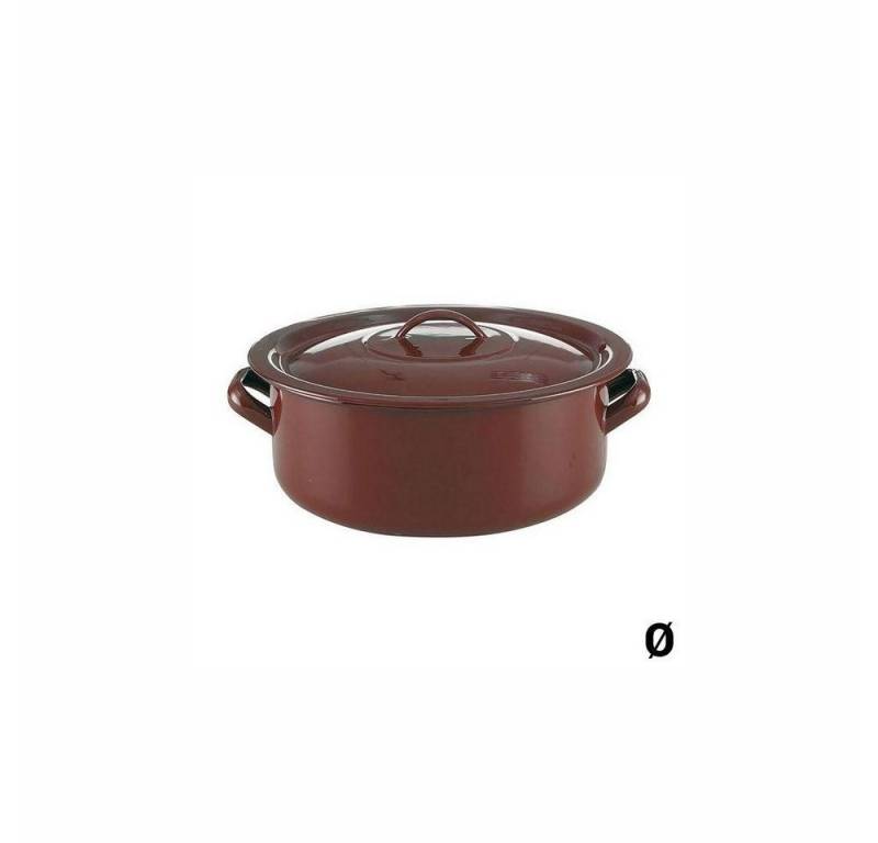 Quid Kochtopf 38 cm Quid Bra Topf mit Deckel Classicun Emaillierter Edelstahl von Quid