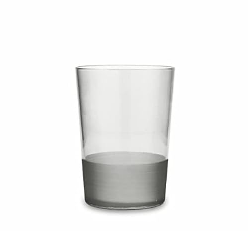 Quid Pinselbecher Grau Glas 510 ml (6 Stück) von Quid
