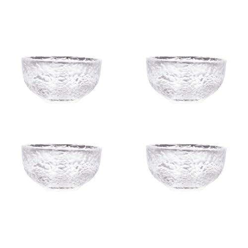 Quid Select Glas-Set, 4 Schüsseln, Glas, 7,3 x 4 cm, nicht mikrowellengeeignet, stapelbar von Quid