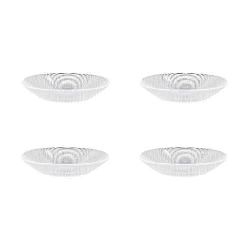 Quid Select Glasgeschirr-Set, 4 Stück, 13 x 2,5 cm, andere Glas, nicht mikrowellengeeignet, stapelbar Quid Select Glasgeschirr-Set, 4 Stück, 13 x 2,5 cm, andere Glas, nicht mikrowellengeeignet, stapelbar von Quid
