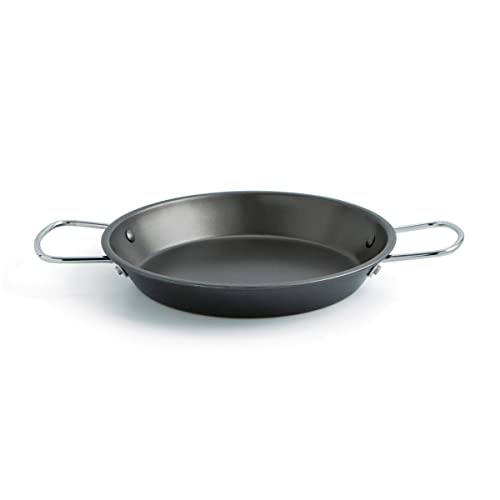 Quid Senia Paella-Pfanne, Karbonstahl, Ofen und Induktion 15 cm Schwarz von Quid