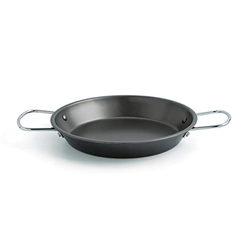 Quid Senia Paella-Pfanne, Karbonstahl, Ofen und Induktion 26 cm Schwarz von Quid